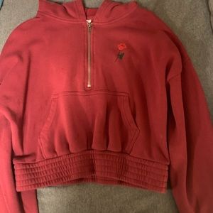 Red hoodie